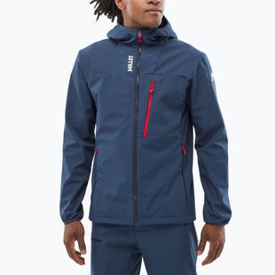 Мъжко софтшел яке Millet Seneca Shield Hoodie saphir