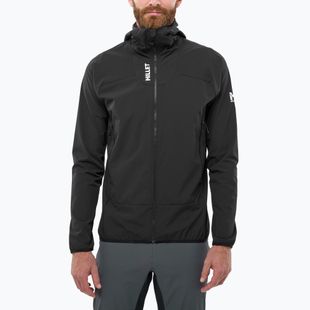 Мъжко софтшел яке Millet Kamet Xcs Light Hoodie black