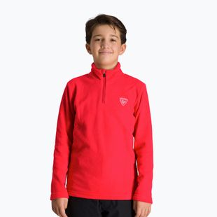 Rossignol Детски ски суитшърт 1/2 Zip Fleece оранжев