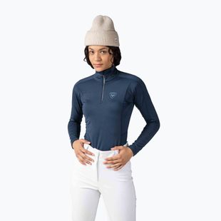 Дамска термоактивна блуза Rossignol Classique 1/2 Zip dark navy
