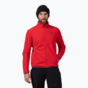 Мъжки суитшърт Rossignol Strawpile Fleece Fz sports red
