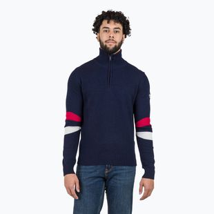 Мъжки пуловер Rossignol Signature Hz Knit dark navy
