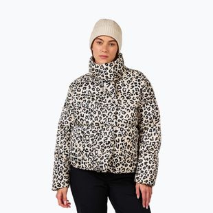Дамско пухено яке Rossignol Aretu Allover Down nature wild leopard print