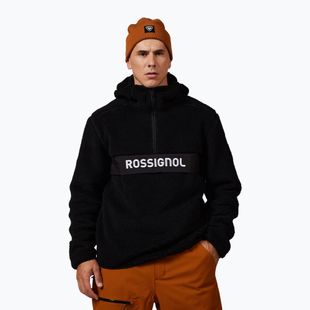 Мъжки суитшърт Rossignol Alltrack Anorak Fleece black