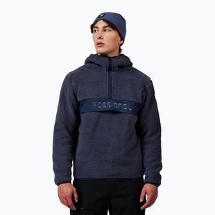 Мъжки суитшърт Rossignol Alltrack Anorak Fleece true night blue