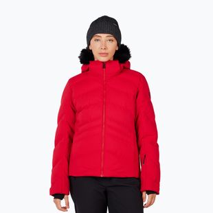 Дамско скиорско яке Rossignol Staci Insulated ruby red