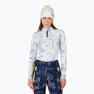 Дамски суитшърт Rossignol JCC Booster Half Zip snow angel artic print