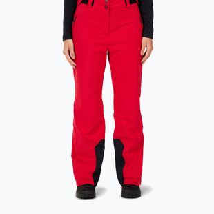 Дамски скиорски панталони Rossignol Strawpile Insulated ruby red