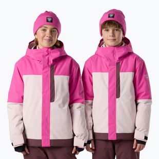 Детско скиорско яке Rossignol Wispile Insulated electric fuchsia