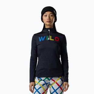 Дамски термоактивен суитшърт Rossignol JCC Quarter Zip First Layer black