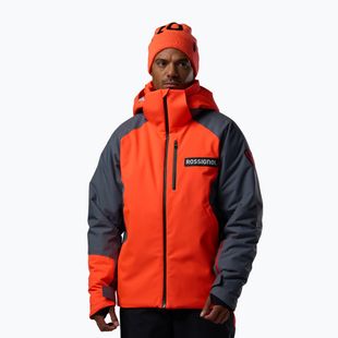 Мъжко скиорско яке Rossignol Hero Insulated neon red