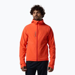 Мъжко яке за скитуринг Rossignol Venon Wind Hoodie neon red