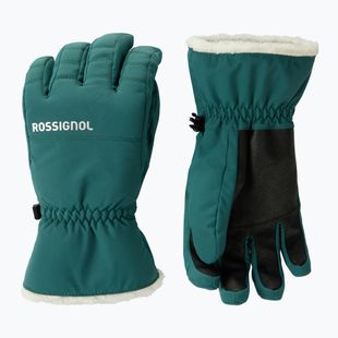 Дамски скиорски ръкавици Rossignol Perfy G transformative teal