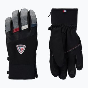 Мъжки скиорски ръкавици Rossignol Strato R-Shell Dry heather grey