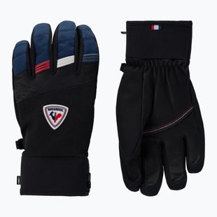 Мъжки скиорски ръкавици Rossignol Strato R-Shell Dry dark navy