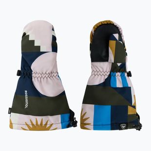 Детски скиорски ръкавици Rossignol Mittens R-Shell Dry jr potpourri dazzle blue