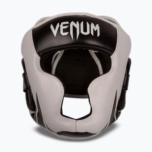 Детска боксова каска Venum Challenger бяла/черна