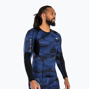 Мъжка тениска с дълъг ръкав Venum Electron 3.0 Rashguard navy