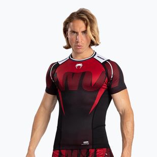 Мъжка тениска Venum Adrenaline Rashguard SS black/red