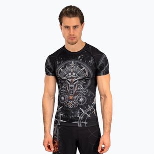 Мъжки рашгард Venum Gladiator 5.0 Men'S Short Sleeve Rashguard black/silver