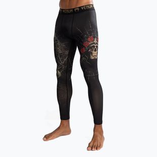 Мъжки клин за тренировка Venum Santa Muerte 5.0 Men's Spats deep black/gold