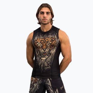 Мъжки рашгард Venum Tiger Men'S Sleeveless Rashguard black/neon orange