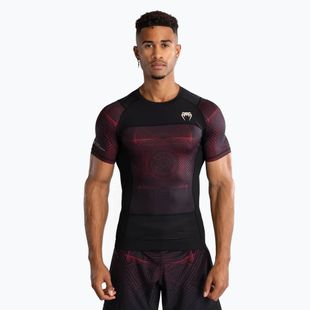 Мъжки рашгард Venum G-Fit Air Men's Short Sleeve Rashguard deep black/fire red