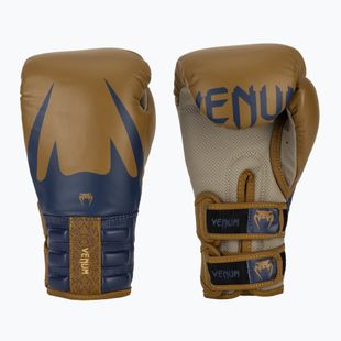 Боксови ръкавици Venum Reverso emerald green/gold