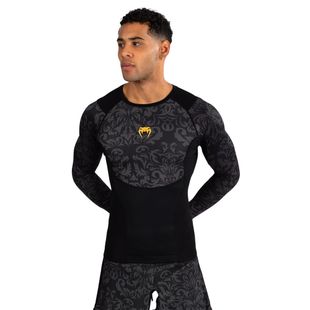 Мъжки рашгард с дълъг ръкав Venum x Ilia Topuria Unmatched Rashguard black/gold