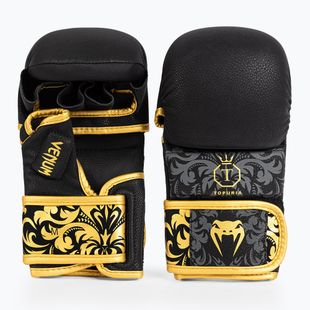 Ръкавици за спаринг Venum x Ilia Topuria Unmatched MMA Sparring black/gold