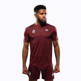 Мъжка тениска за тренировка Venum X Ares 2.0 Dry Tech burgundy