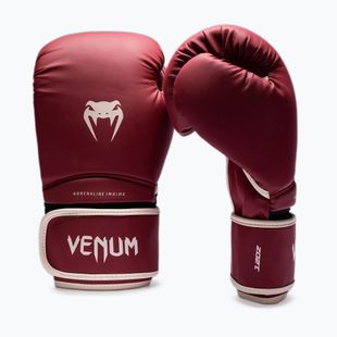 Боксови ръкавици Venum Contender 1.5 burgundy/sand