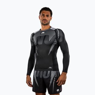 Мъжки рашгард с дълъг ръкав Venum Adrenaline Rashguard black/silver grey