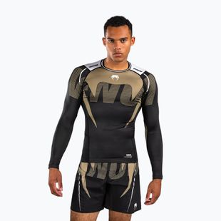 Мъжки рашгард с дълъг ръкав Venum Adrenaline Rashguard black/sand