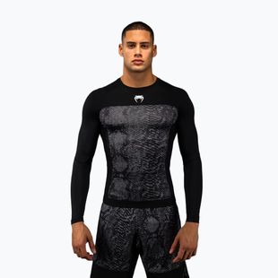 Мъжки рашгард с дълъг ръкав Venum G-Fit Scales Rashguard black/charcoal grey