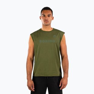 Мъжка тениска Venum Boxing VT Sleeveless military green
