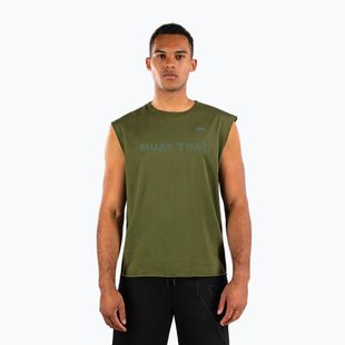 Мъжка тениска Venum Muay Thai VT military green
