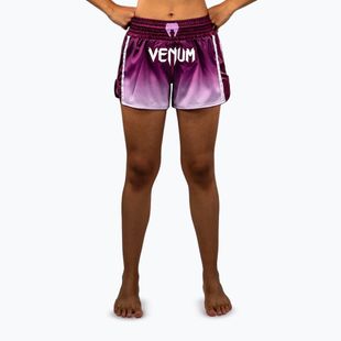 Дамски шорти за тренировка Venum Iris Muay Thai plum/white