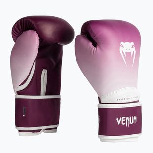 Дамски боксови ръкавици Venum Iris Boxing plum/white