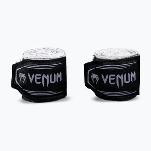 Боксови бандажи Venum Bats Night 400 cm black/white