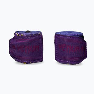 Боксови бандажи Venum Santa Muerte Handwraps 450 cm dark purple