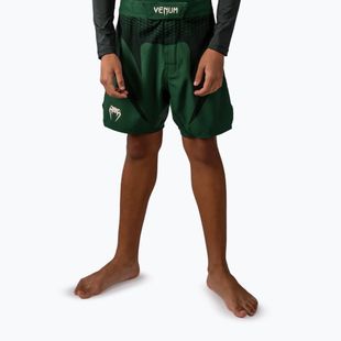 Детски шорти за тренировка Venum Attack Kids Fightshorts forest green/off white