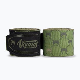 Боксови бандажи Venum Monogram Hand Wraps Advanced 250 cm khaki