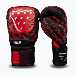 Боксови ръкавици Venum x TEKKEN 8 Kazuya Boxing red/black