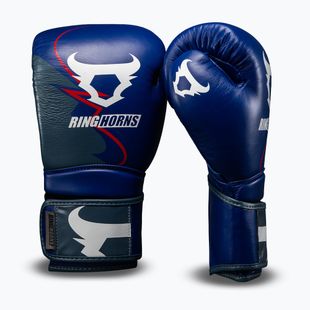Боксови ръкавици Venum Ringhorns Charger Boxing navy blue/red