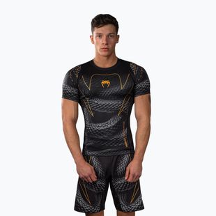 Мъжки рашгард Venum Matupa Short Sleeve black/grey/gold