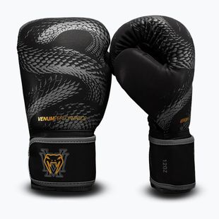 Боксови ръкавици Venum Matupa Boxing black/grey/gold