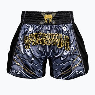 Мъжки шорти за тренировка Venum Wolf Atak Muay Thai Shorts black/grey