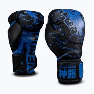 Боксови ръкавици Venum Thunder Dragon Boxing black/royal blue