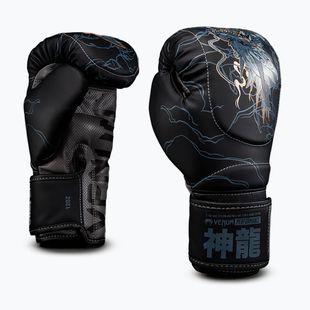 Боксови ръкавици Venum Thunder Dragon Boxing black/grey/copper